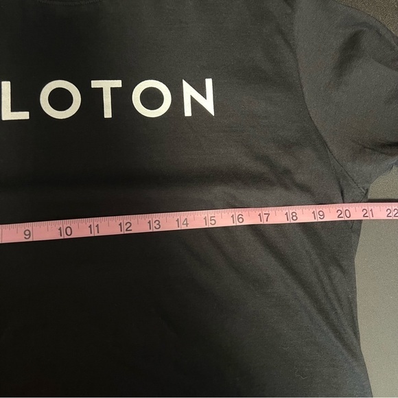 Peloton Shirt Black Medium Top Cycling Bike 100 Century Short Sleeve Unisex B28 - Picture 6 of 7